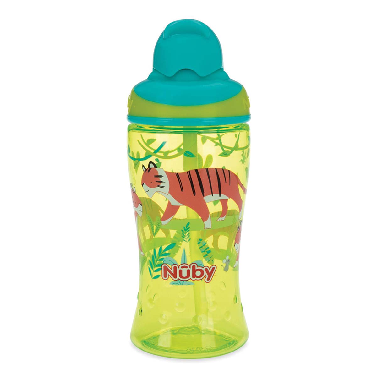 Vaso Nuby Thirsty Kids Verde/Tigre image number null