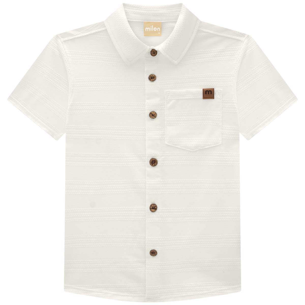 Camisa Lisa Manga Corta Milon para Beb&eacute; Ni&ntilde;o image number null