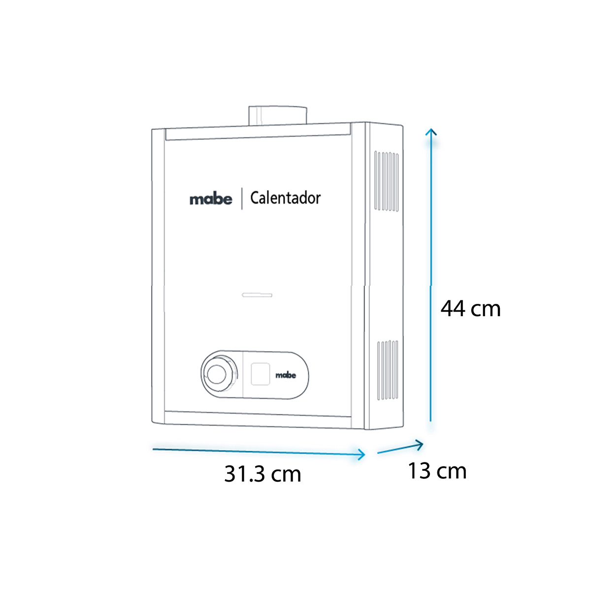 CALENTADOR MABE INSTANTANEO 6L GAS LP CIM063SLP1 image number null