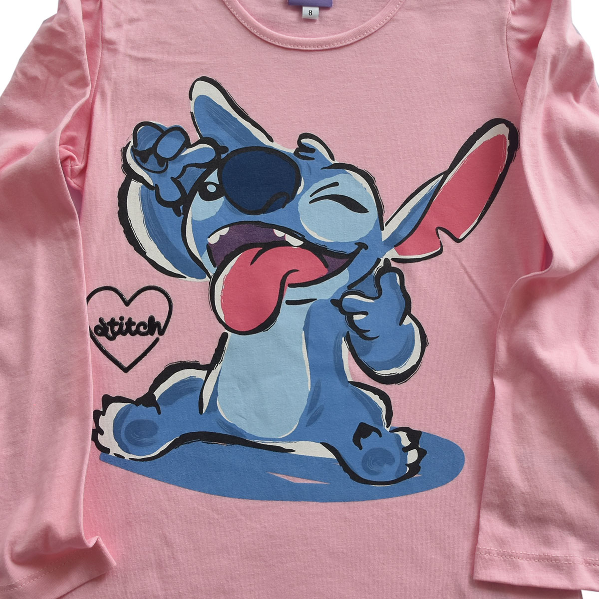 Bluson Manga Larga Stitch Disney para Ni&ntilde;a image number null