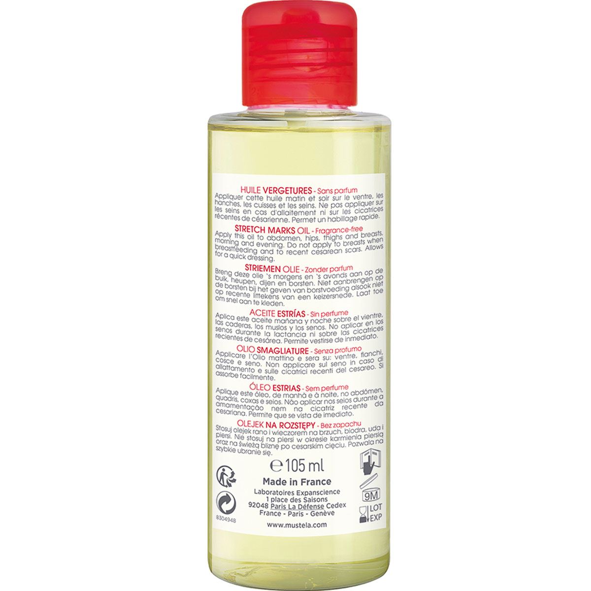 Mustela Aceite Prevenci&oacute;n Estr&iacute;as 105ml image number null