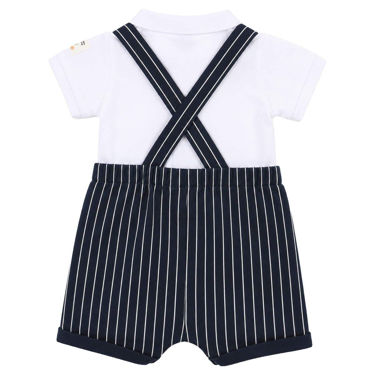 Peto Overol Rayas con Camisa Casual Carosello Beb&eacute; Ni&ntilde;o image number null