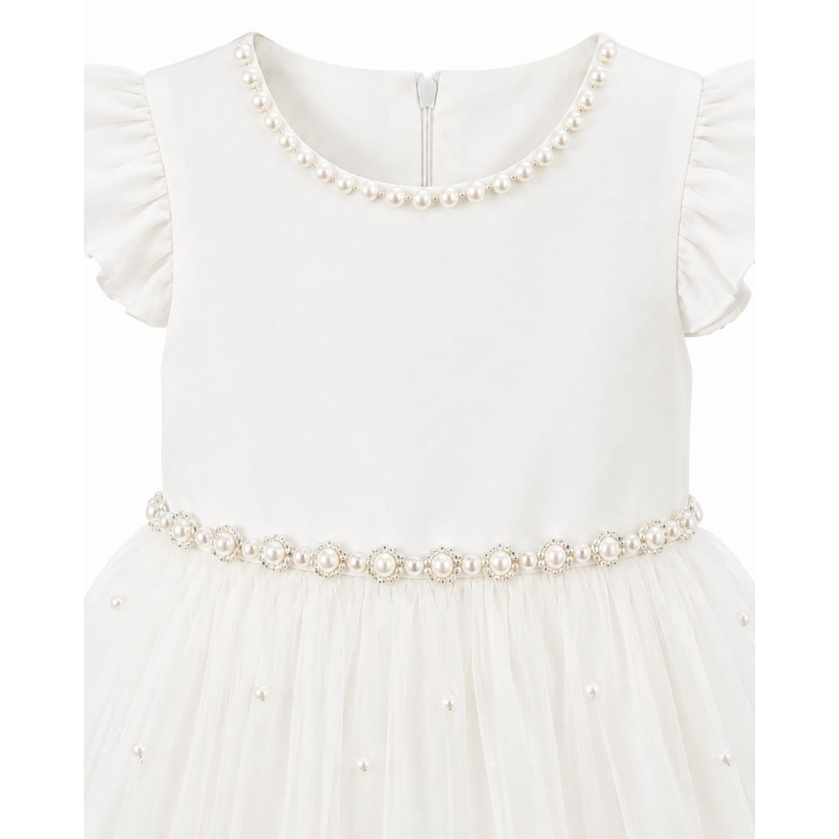 Vestido Fiesta Con Perlas Pink Gallery Ni&ntilde;a image number null