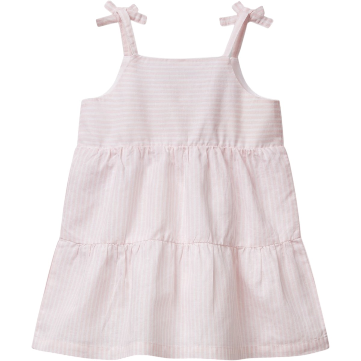 Vestido de Tirantes Benetton con Estampado Rayas para Ni&ntilde;a image number null