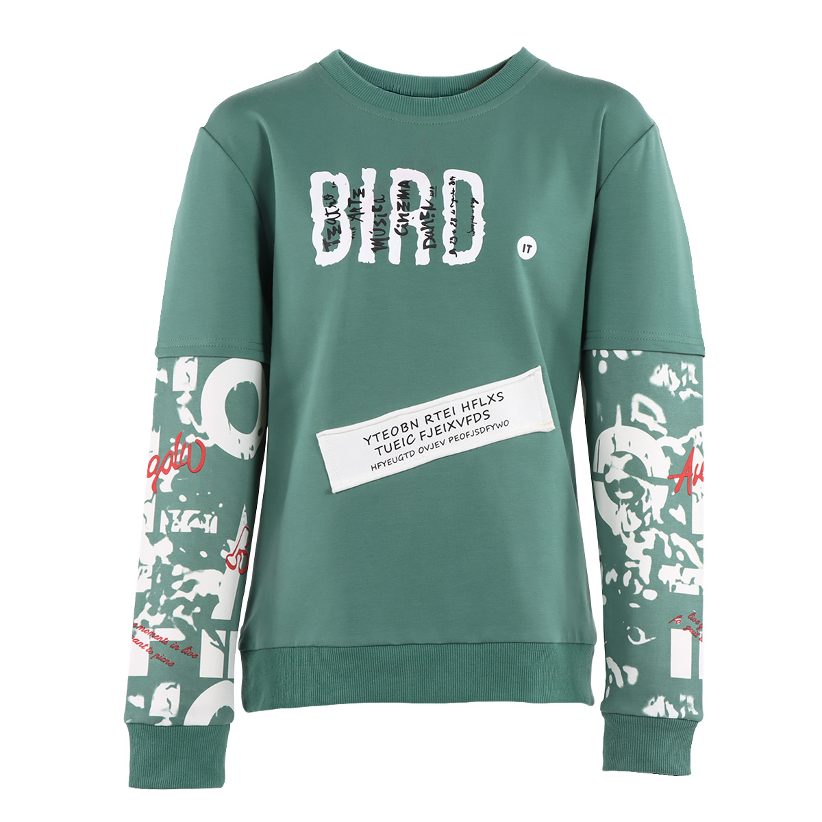 Sudadera Verde Studio Si para Ni&ntilde;o image number null