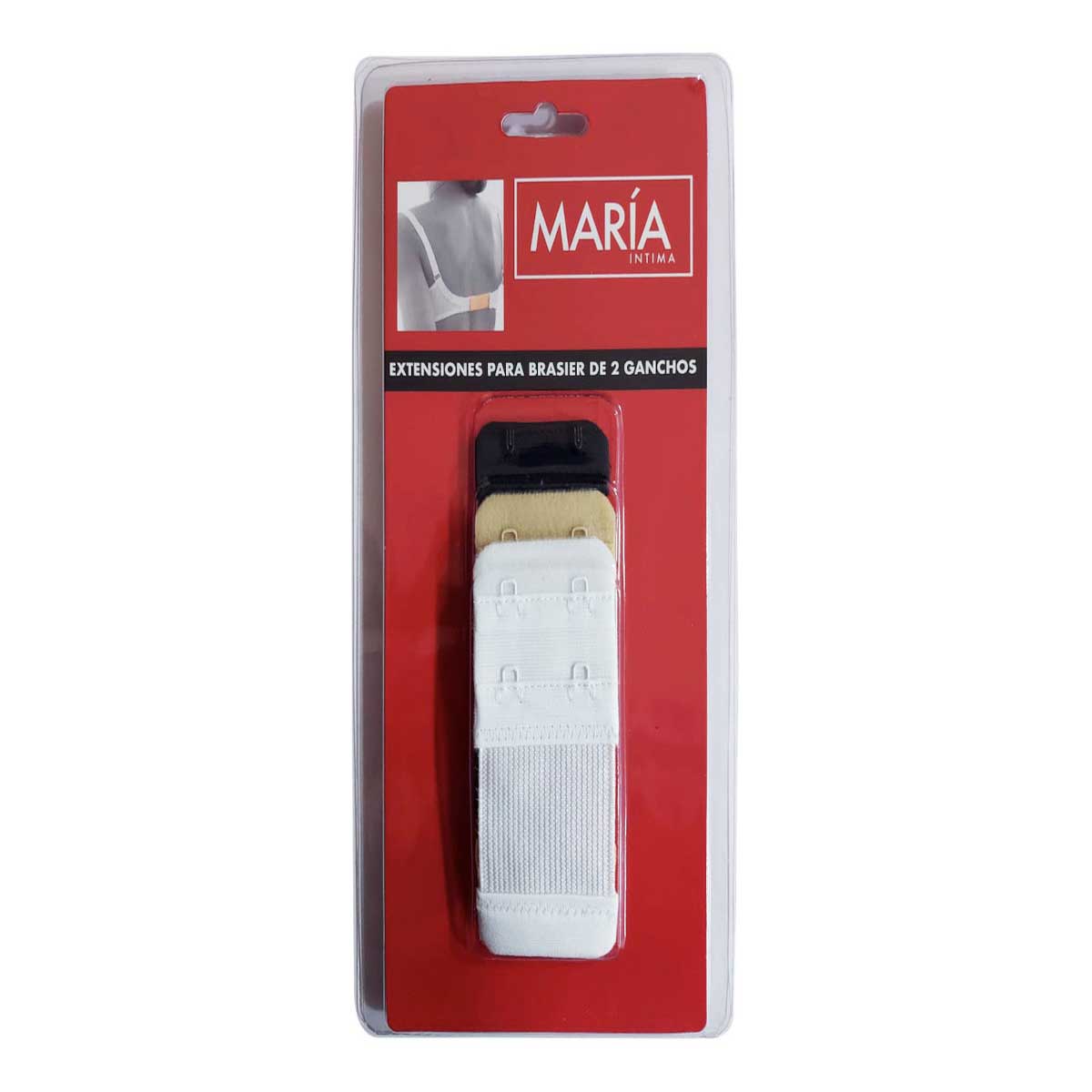 Extensiones Para Brassiere 2 Ganchos Maria Intima para Mujer image number null