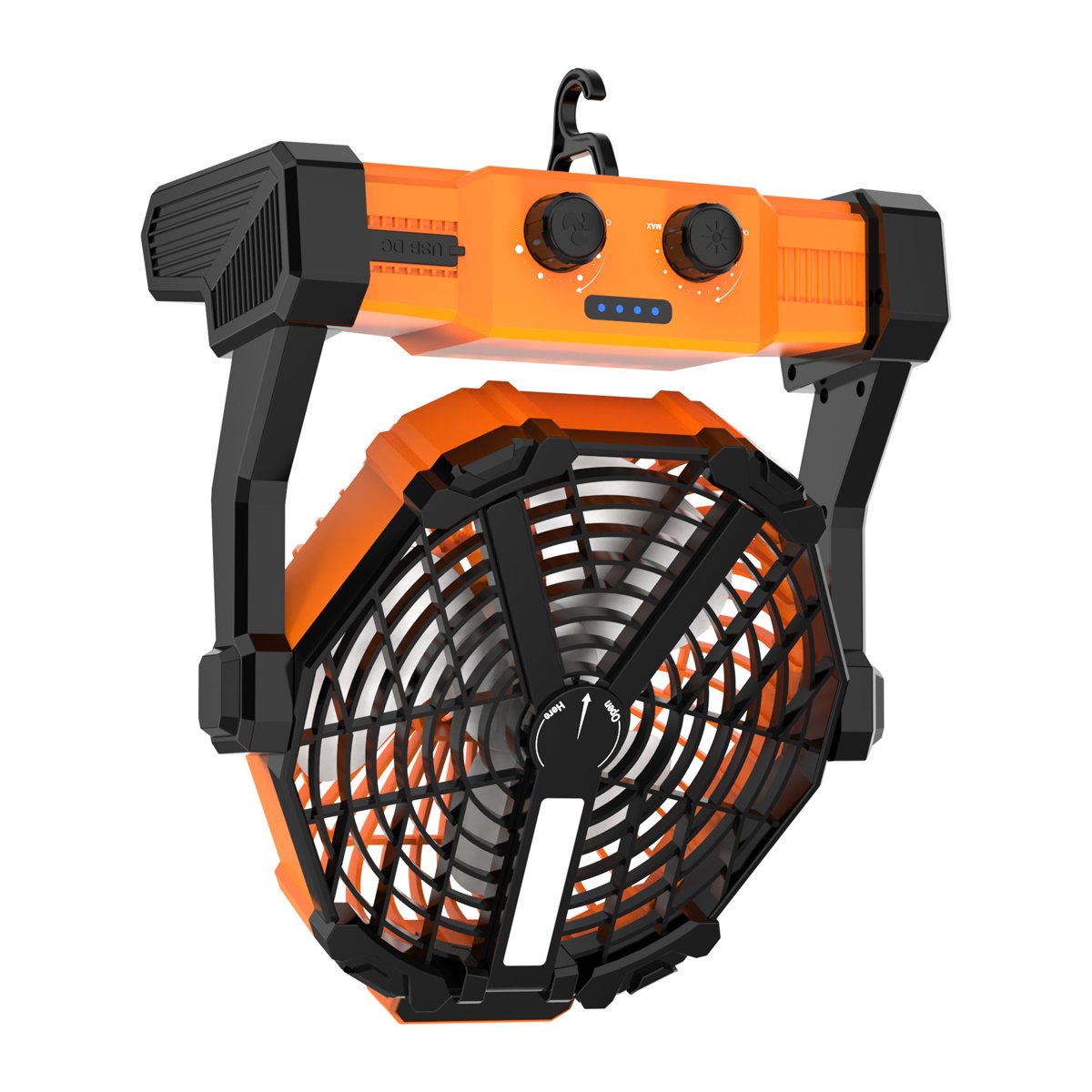 Ventilador Multifuncional con Lampara Recargable image number null