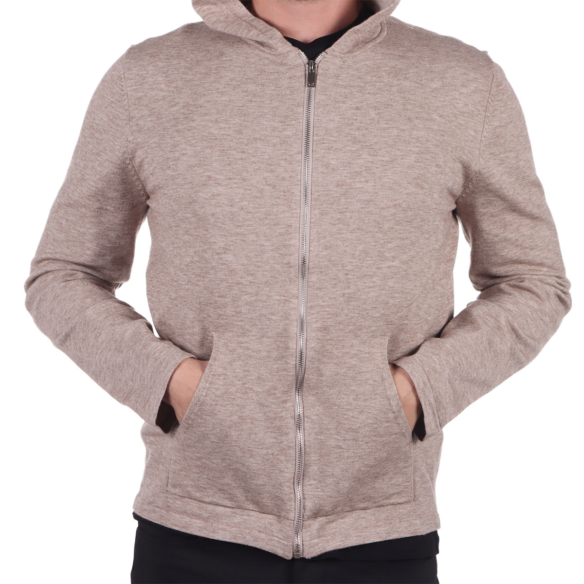 Sudadera Abierta con Capucha Bruno Magnani para Hombre image number null