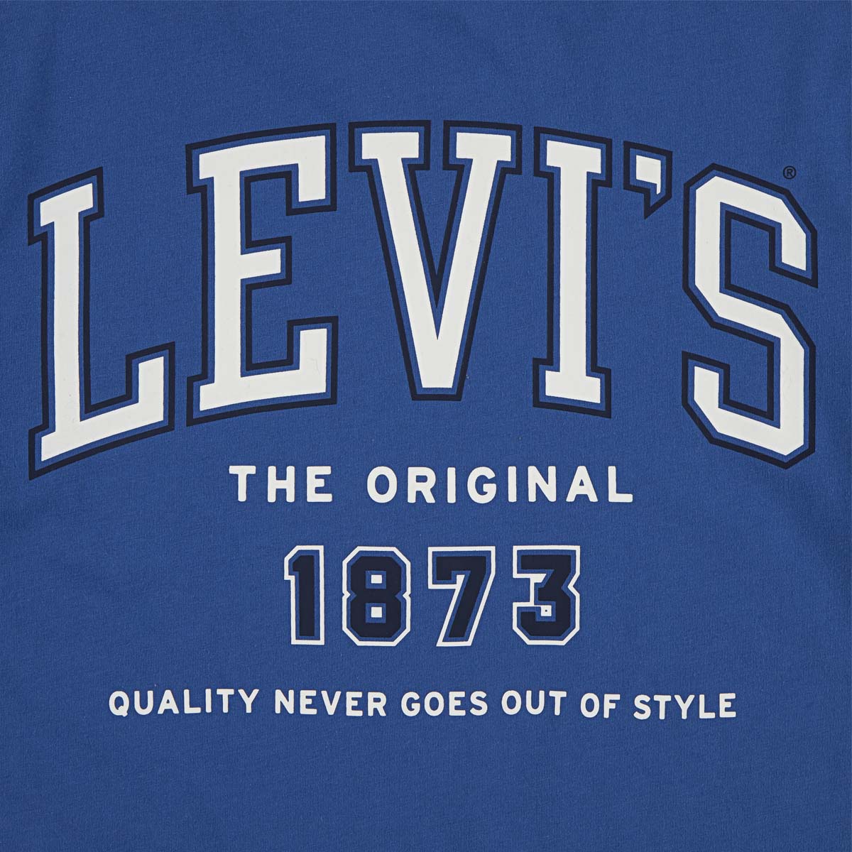 Playera Manga Corta Azul Lisa Levi's para Ni&ntilde;o image number null
