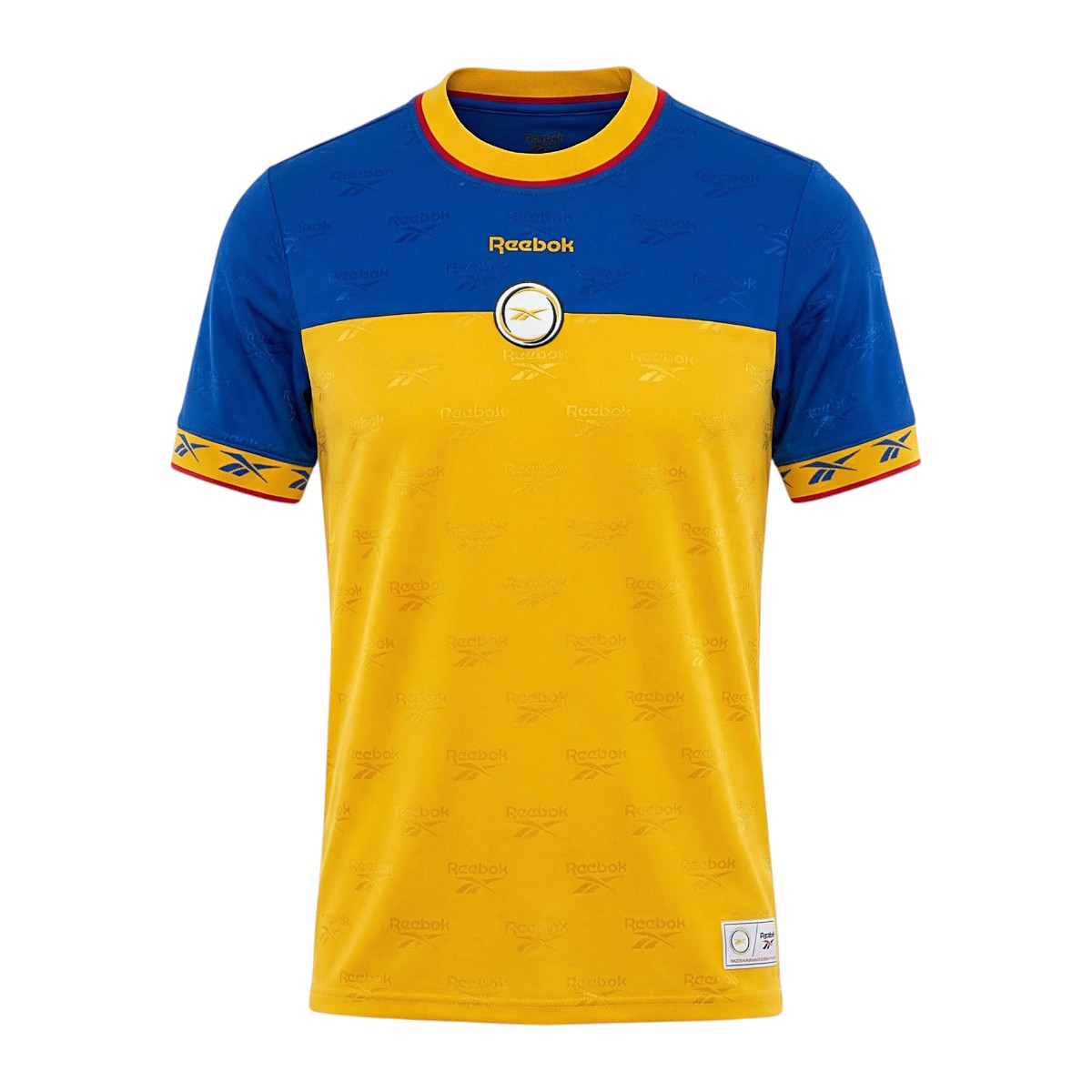 Jersey Retro Reebok Dorado Andino Manga Corta Unisex image number null