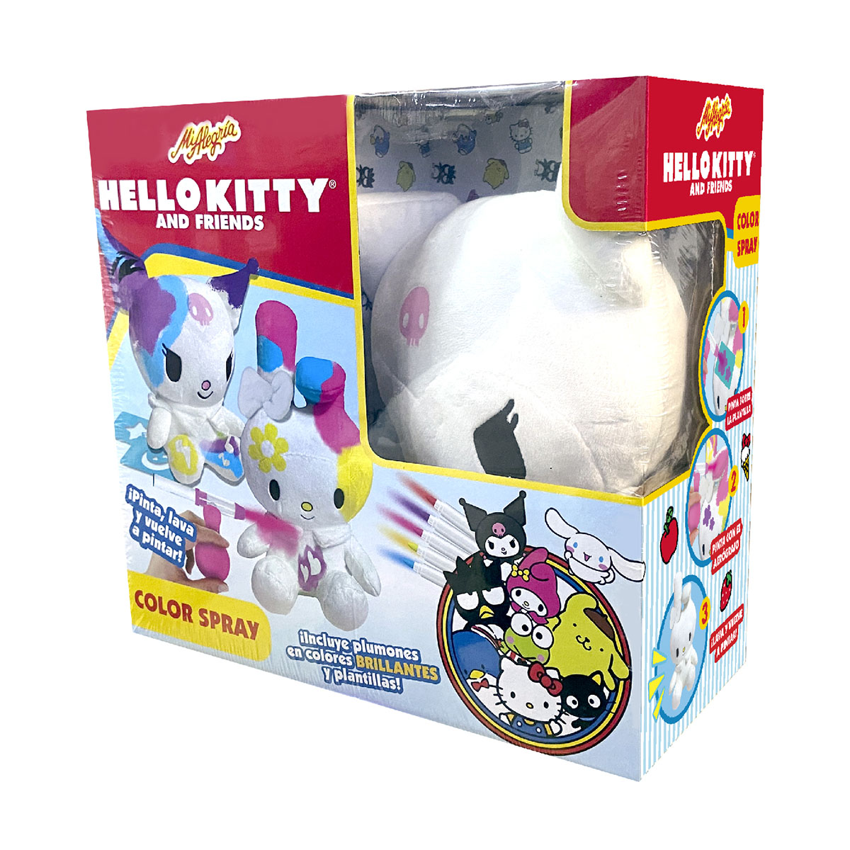 Set Peluche Color Spray kuromi Hello Kitty and Friends Mi Alegr&iacute;a image number null