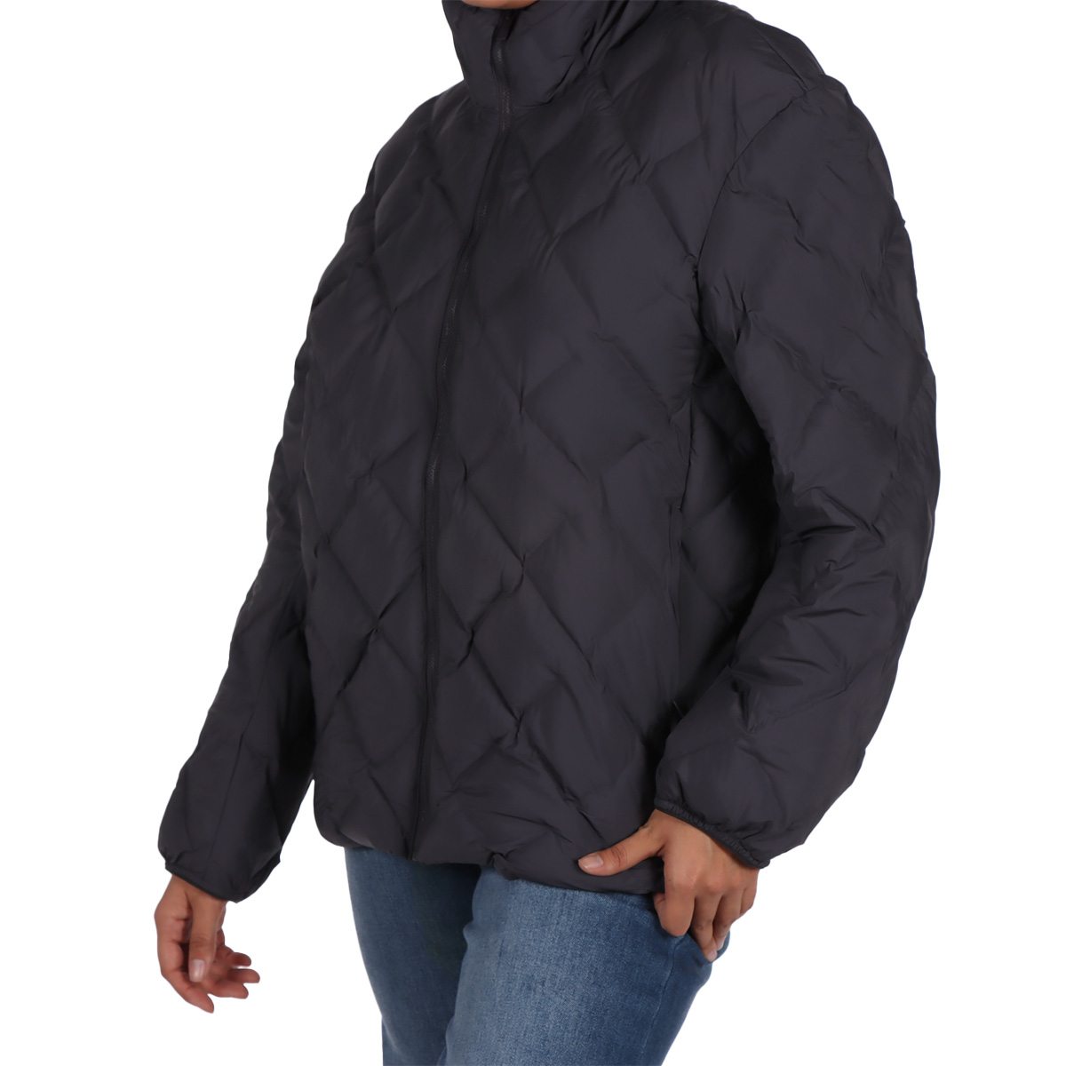Chamarra Capitonada con Capucha Jeanious para Mujer image number null