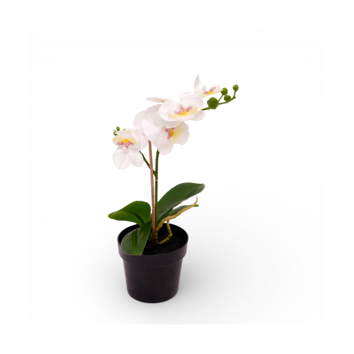 Home Nature Orqu&iacute;dea Blanca Artificial en Maceta 28 cm image number null