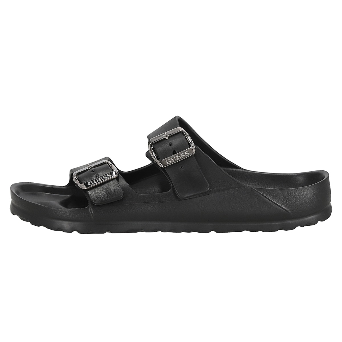 Sandalia Casual Ligera Guess Negro Aplicaci&oacute;n Hebillas para Hombre image number null