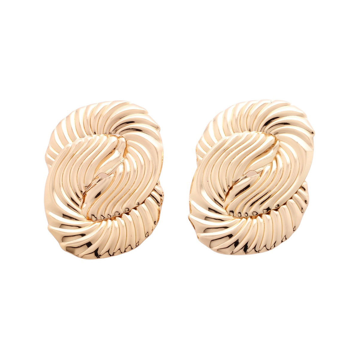 Aretes Entrelazados Dorados  C2C image number null