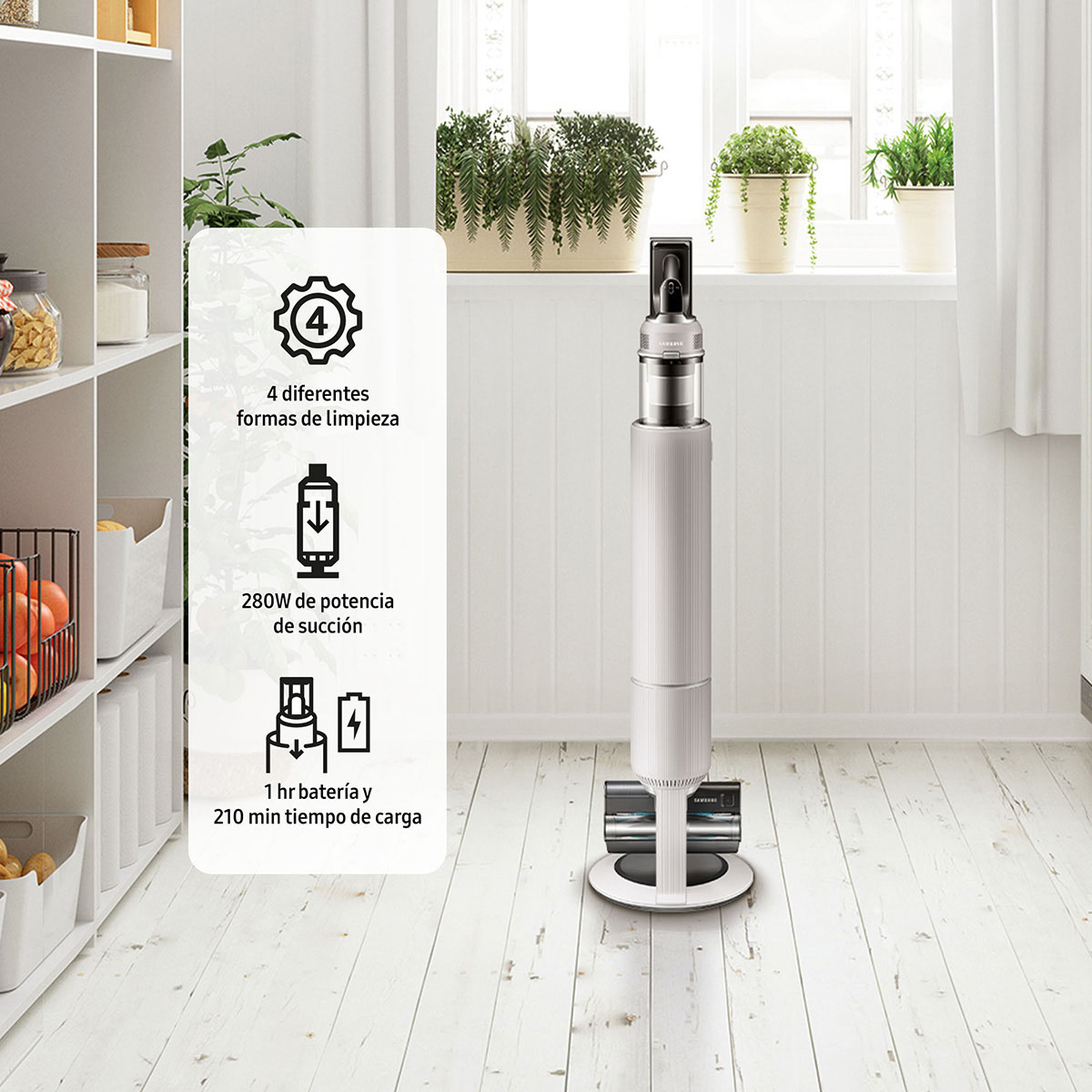 Aspiradora Samsung Bespoke Ai Jet Pet Vs80f28dmpax image number null