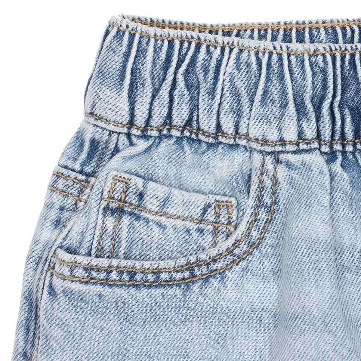 Pantal&oacute;n Denim Wide Leg Casual OVS para Ni&ntilde;a Toddler image number null