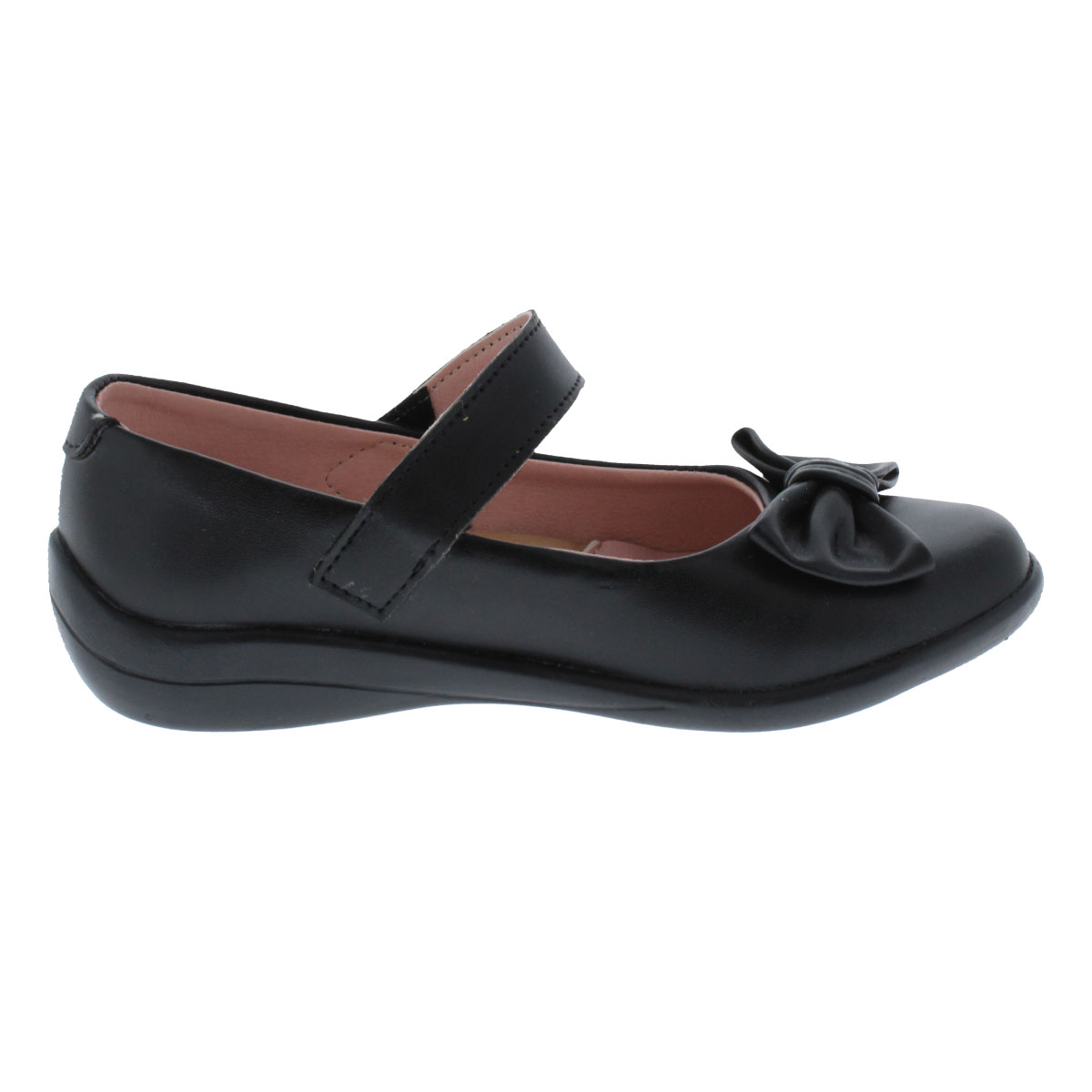 Zapato Escolar Furor Ajuste Velcro Aplicaci&oacute;n Mo&ntilde;o para Ni&ntilde;a image number null