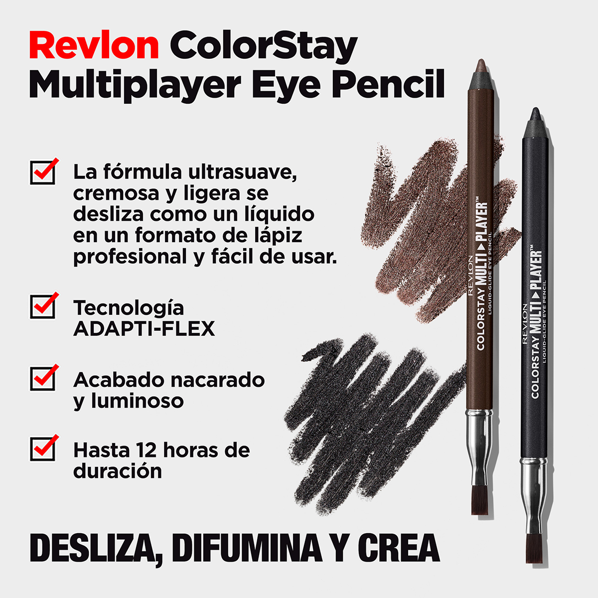 Delineador para Ojos Multiplayer Black Revlon image number null