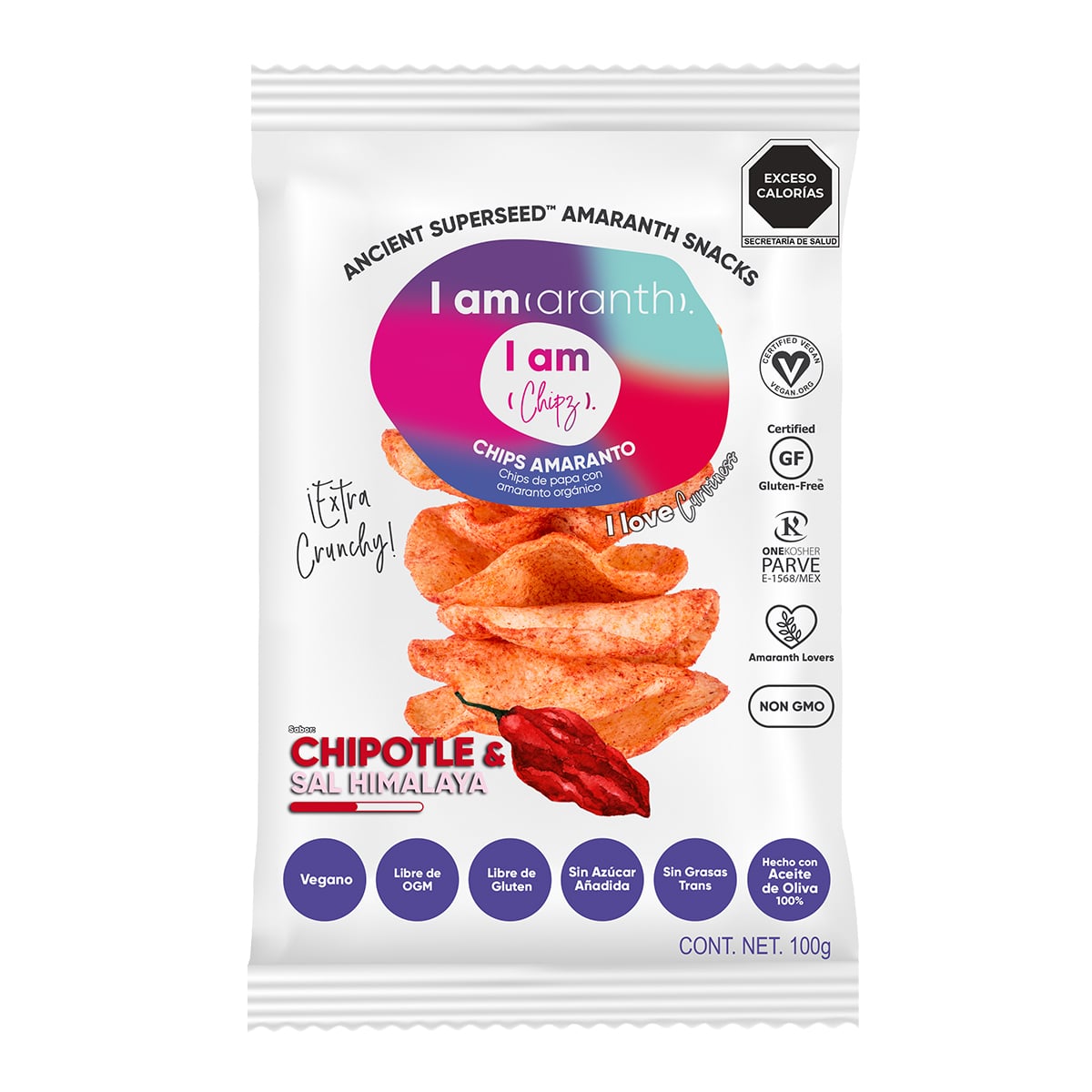 Papas Amaranto Chipotle Y Sal H Iamaranth 100G image number null