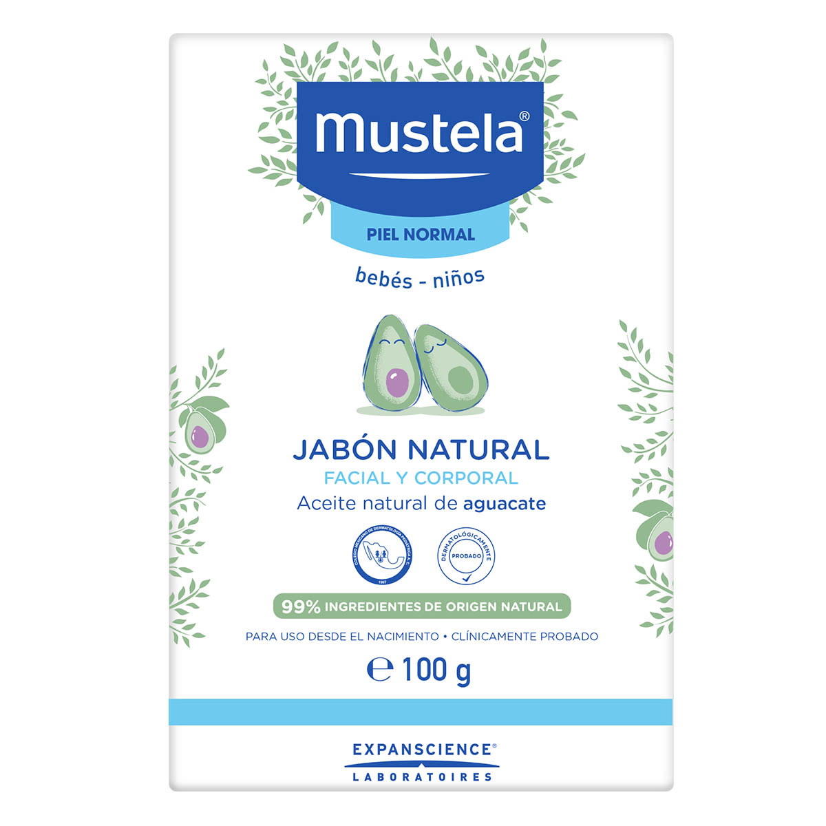 Mustela Jab&oacute;n en Barra Piel Normal 100G image number null