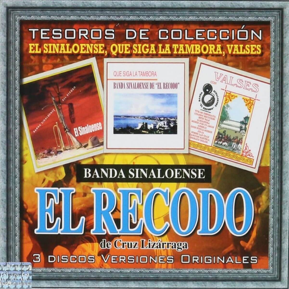 3 CD'S Banda Sinaloense El Recodo Tesoros de Colecci&oacute;n image number null