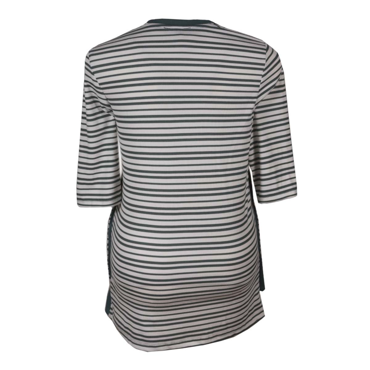 Blusa de Maternidad Cuello Redondo Con Estampado a Rayas Doma Fashion para Mujer image number null