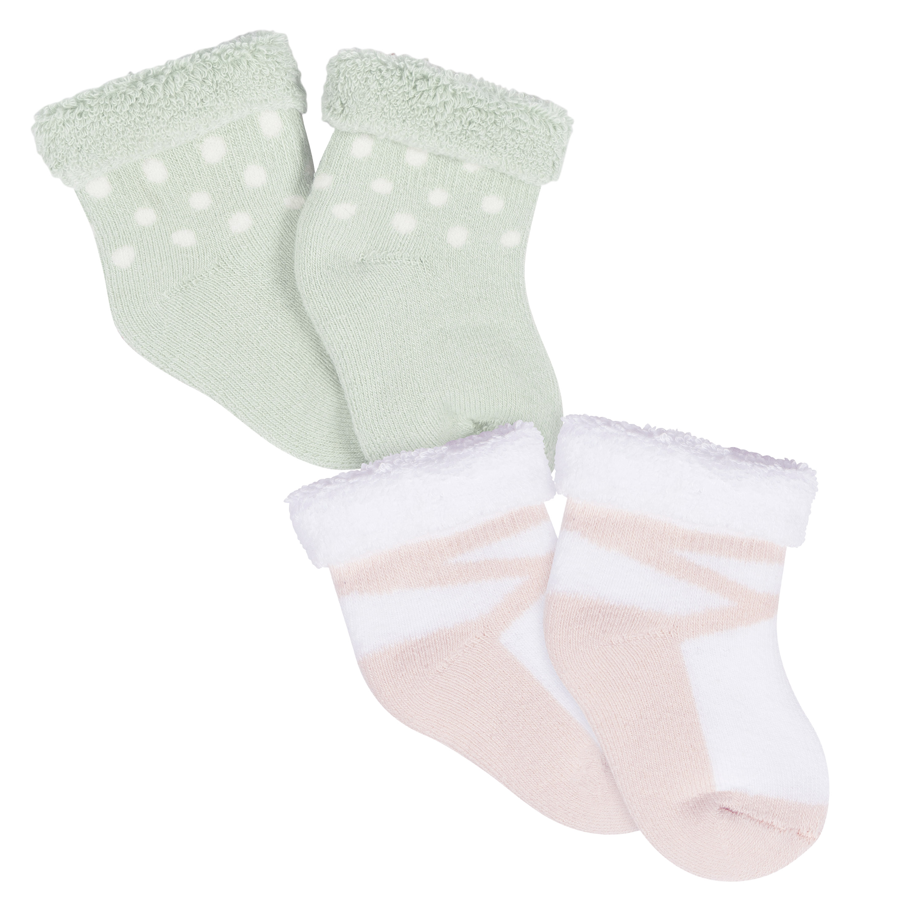 2 Pack Calcetines con Dise&ntilde;o Conchas de Mar Gerber para Beb&eacute; image number null