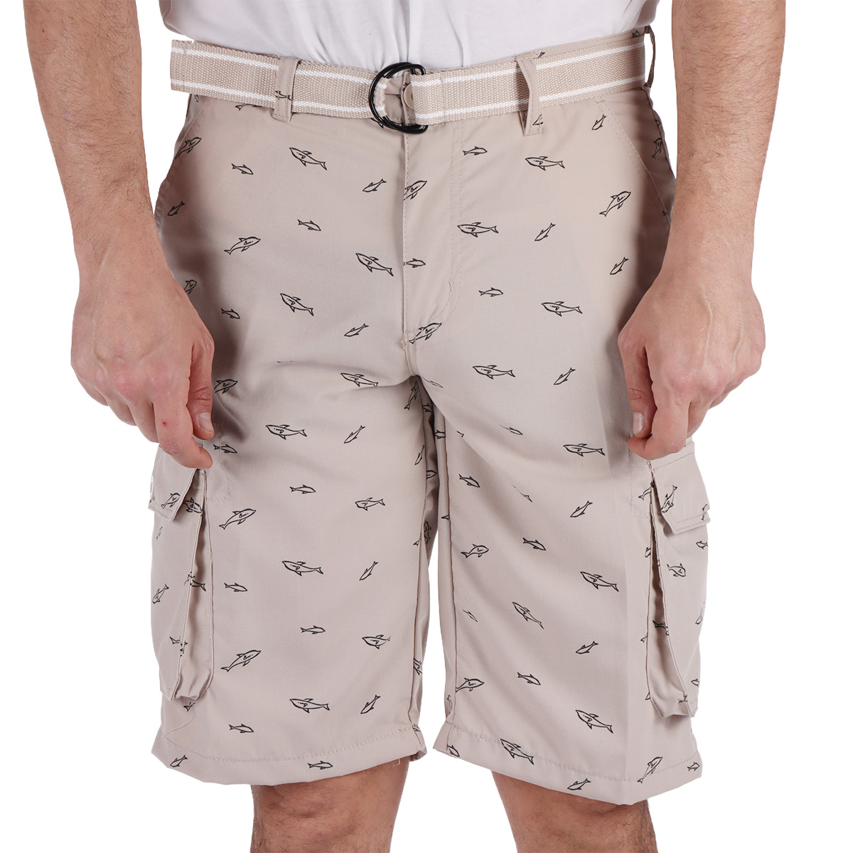 Bermuda Ajuste Regular Print Pescados Tim Men Hombre image number null
