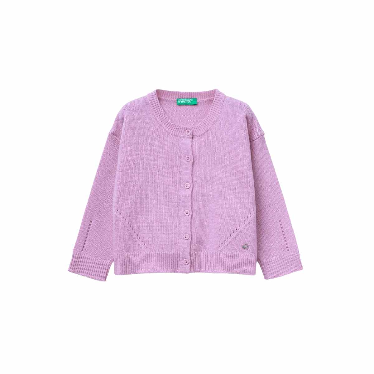 Sueter para ni&ntilde;a manga larga cuello redondo marca benetton image number null
