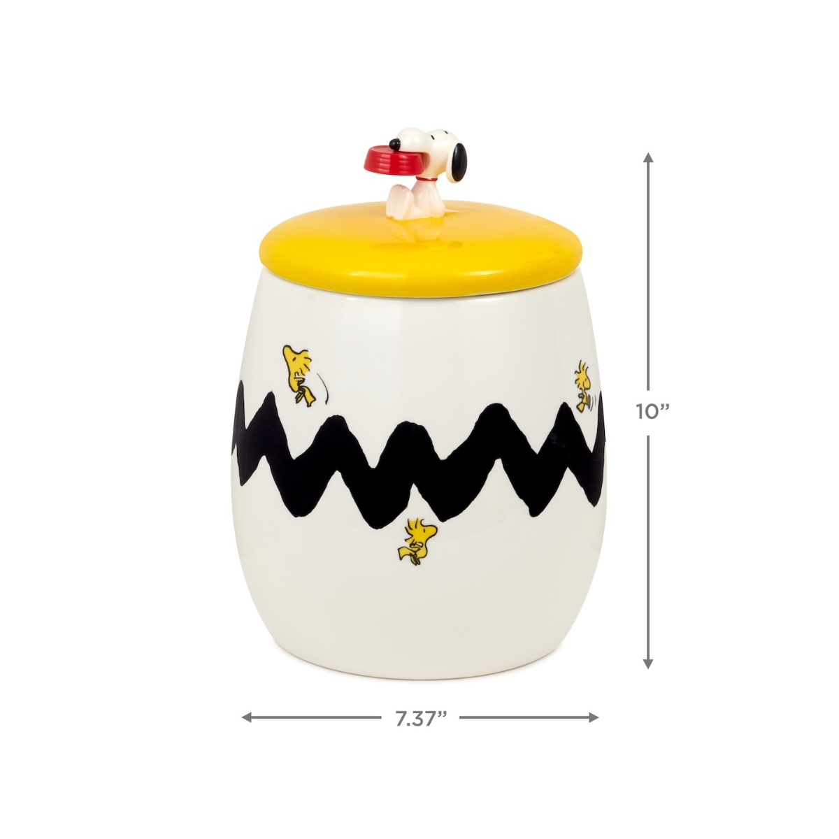 Frasco de Galletas Peanuts Snoopy y Woodstock con Sonido image number null