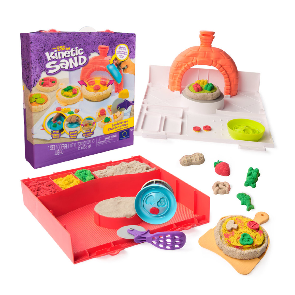 Kinetic Squish Pizza Spin Master image number null