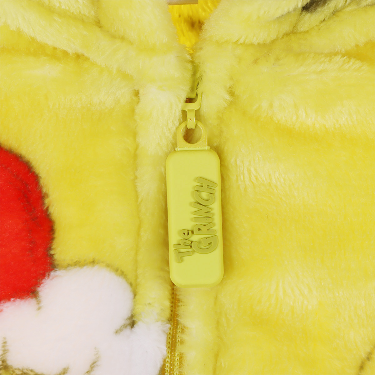 Mameluco Pijama Polar con Capucha Estampado Grinch para Ni&ntilde;o image number null