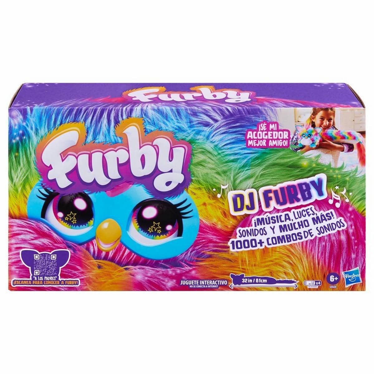 Furby Peluche DJ Furby Hasbro image number null