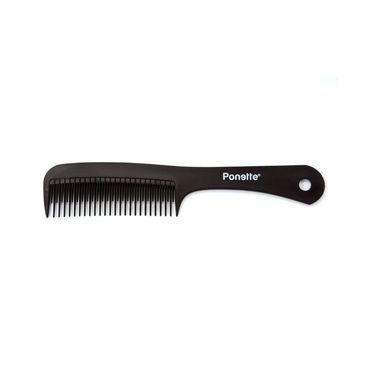 Peine Escarpidor Negro Delgado Ponette image number null