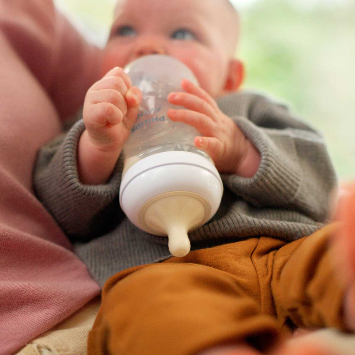 Set Biber&oacute;n Avent Natural Response 11oz/330ml 3m image number null