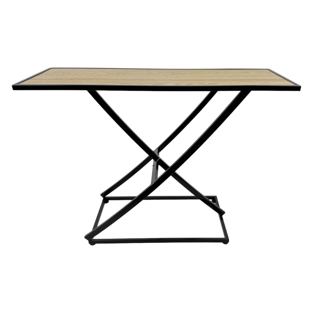 Consola Superf Madera Patas Negras Col Bar 14 HOME & DETAILS image number null