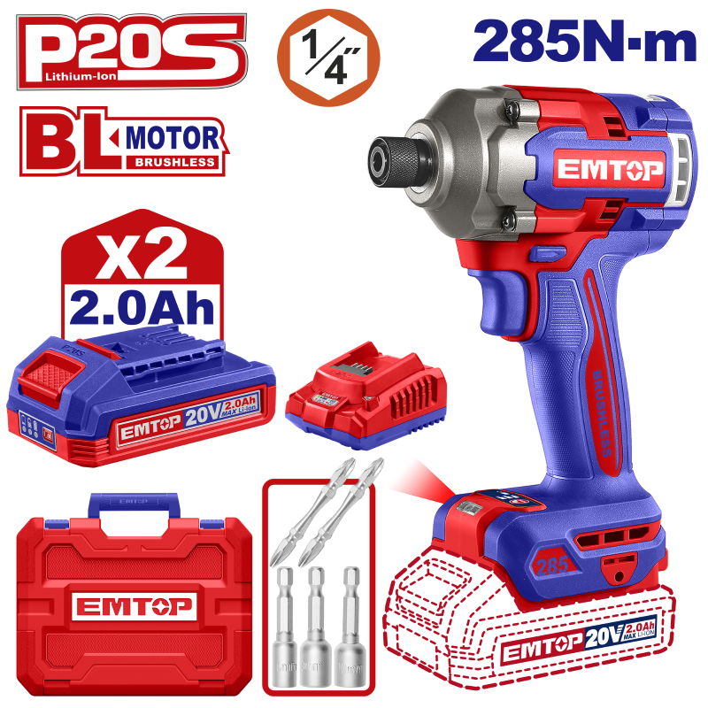 ATORNILLADOR DE IMPACTO 14 285 NM INAL MBRICO image number null