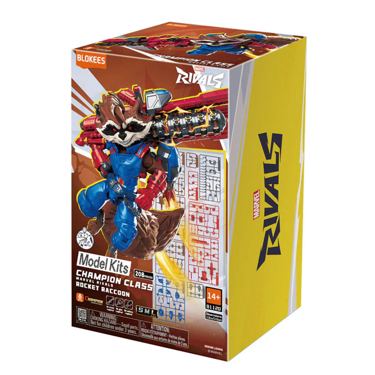 Figura de Acci&oacute;n Marvel Rivals Champion Class Rocket Raccoon 81120 image number null