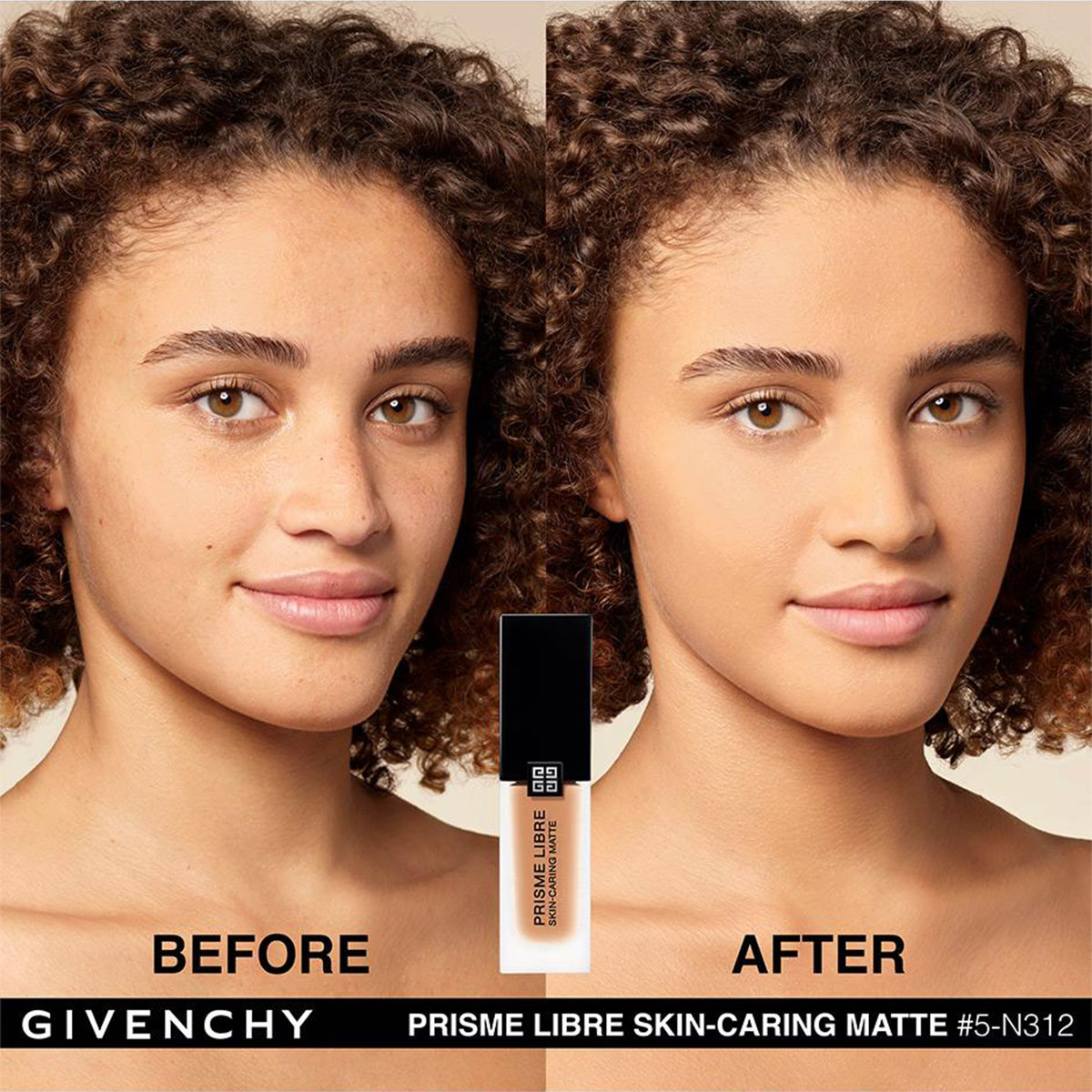 Base de maquillaje l&iacute;quida matificante Givenchy Prisme 24 horas de duraci&oacute;n. 5-N312 image number null