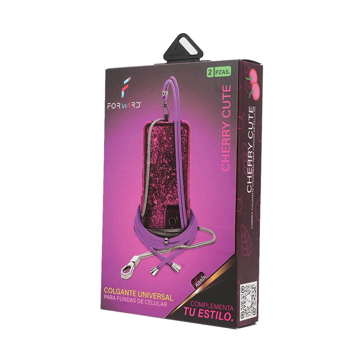 Cross Body para Celular Forward Plata/ Morado image number null