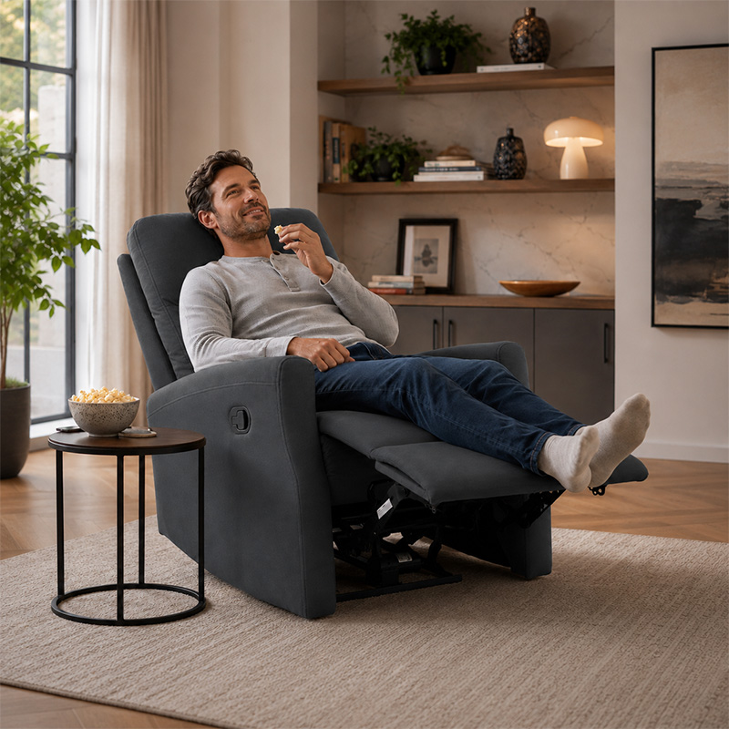 Reclinable Violanti El&eacute;ctrico Champion Gris Oxford image number null