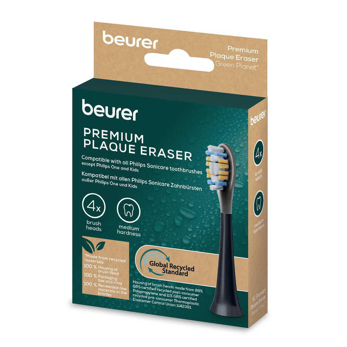 Repuesto Cepillo Dental Eraser Beurer image number null
