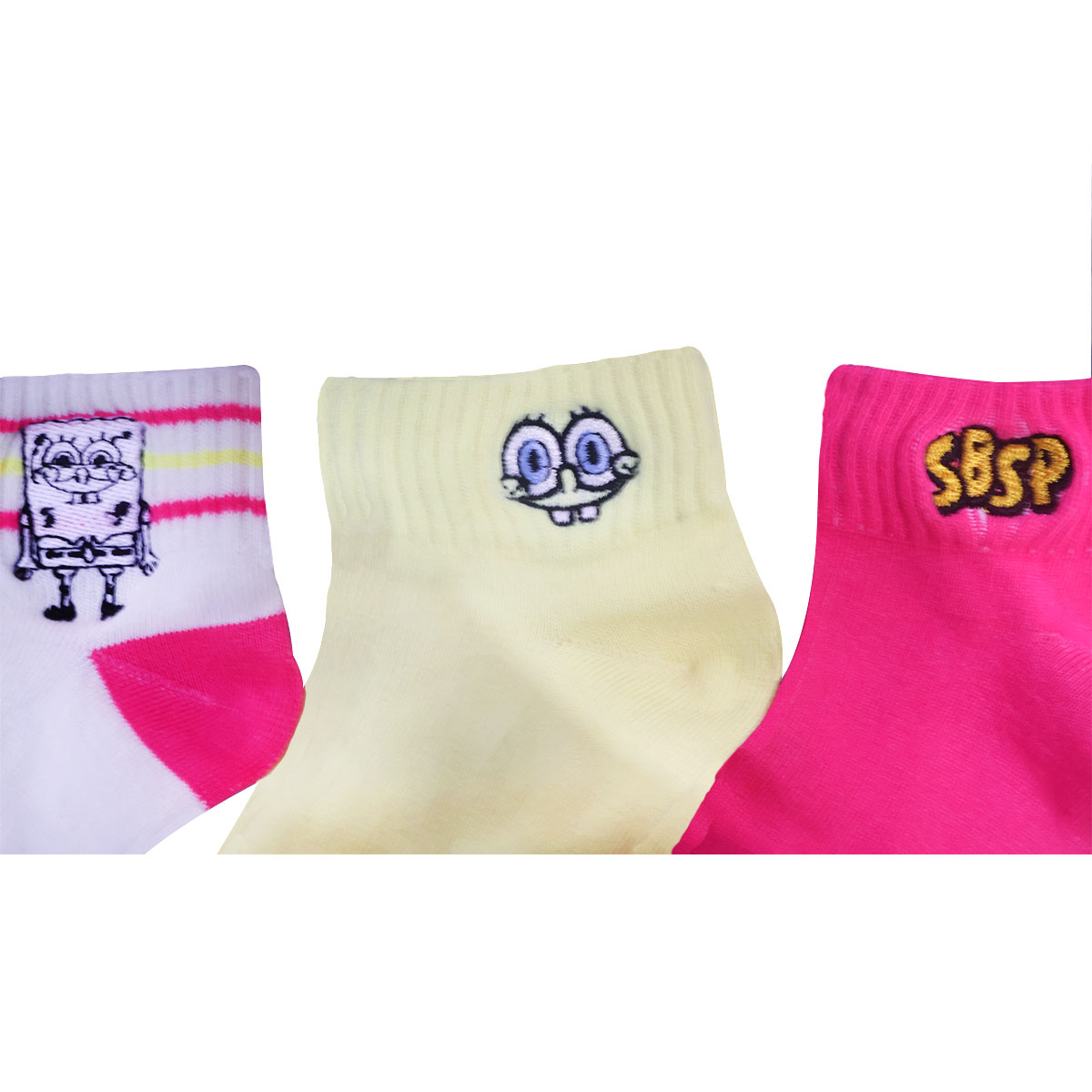 Paquete de 5 Calcetines Bob Esponja para Ni&ntilde;a image number null