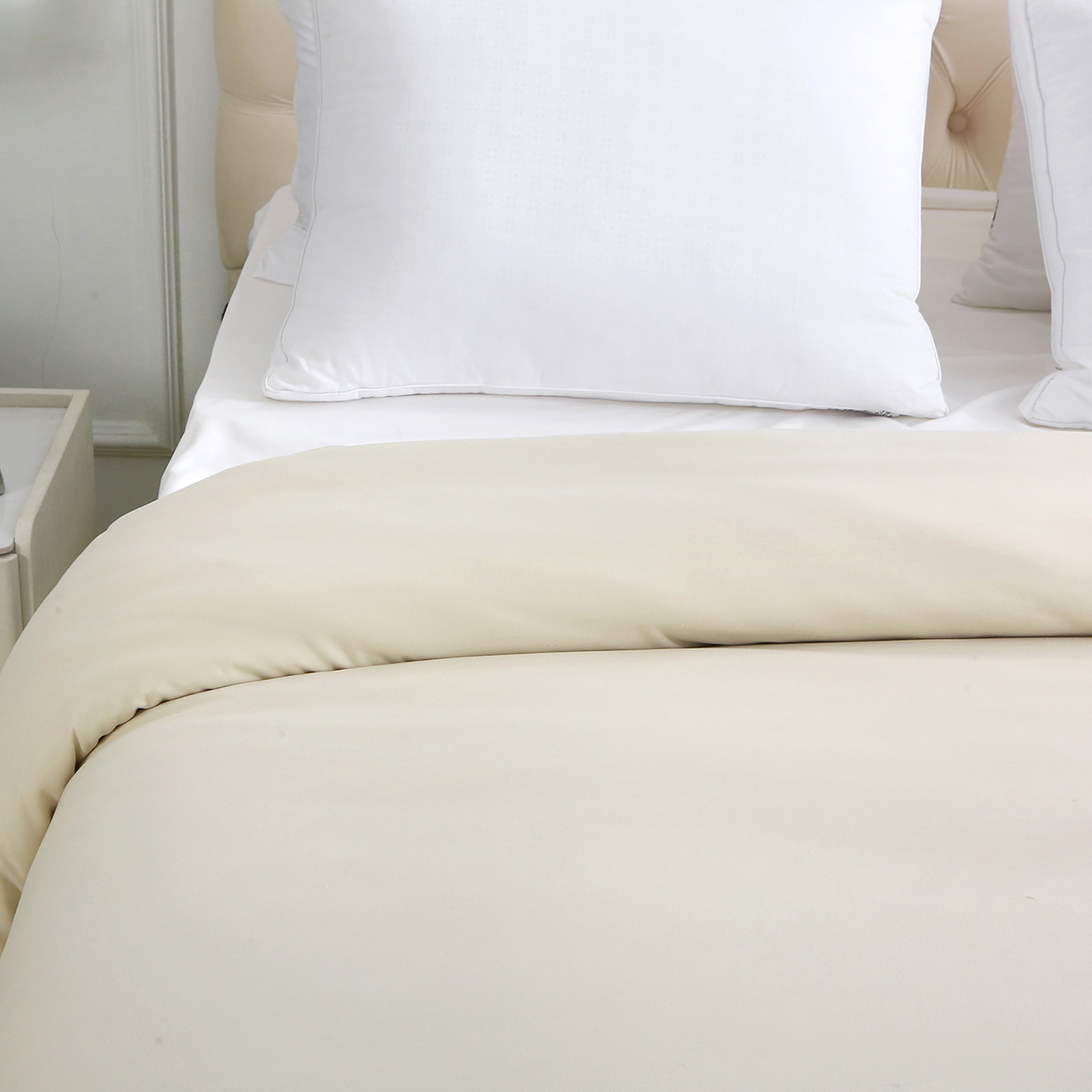 Funda N&oacute;rdica Individual Beige HOME&DETAILS image number null
