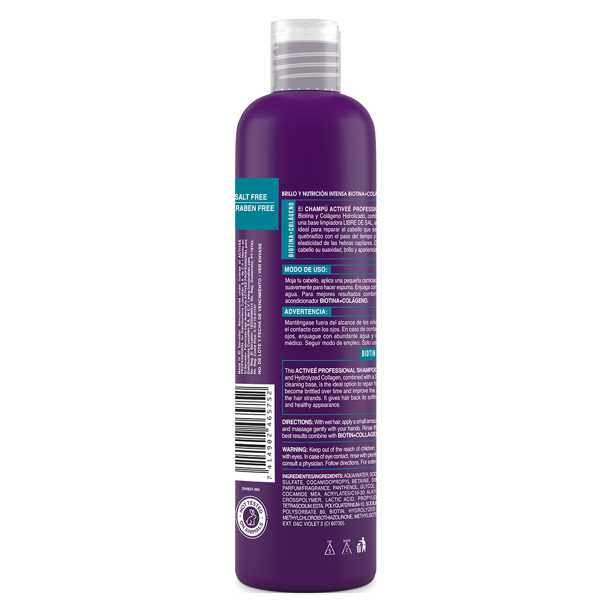 Shampoo Active&eacute; 16 Fl. Oz. Biotin+Collagen image number null