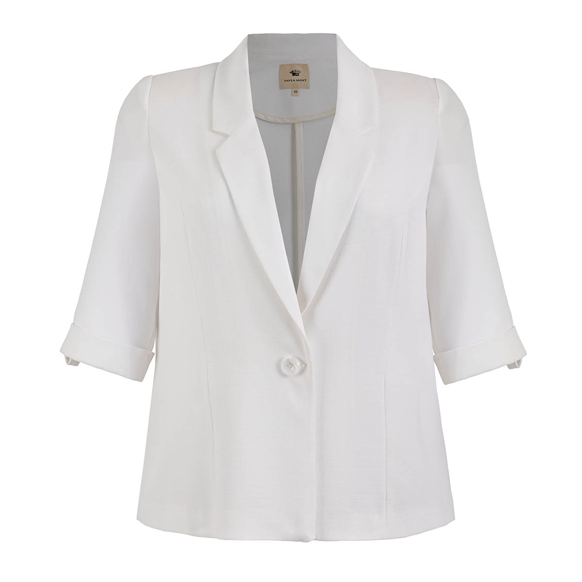 Saco Con Manga 3/4  Pavla Mint para Mujer image number null