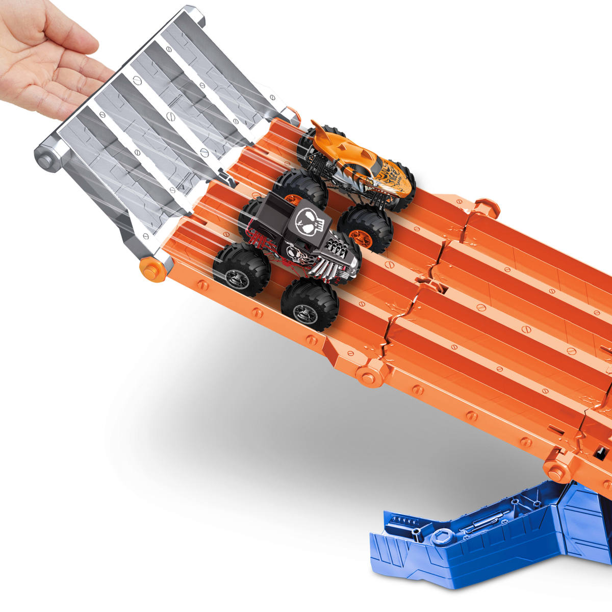 Pista Hot Wheels Monster Trucks Carrera De Destrucci&oacute;n image number null