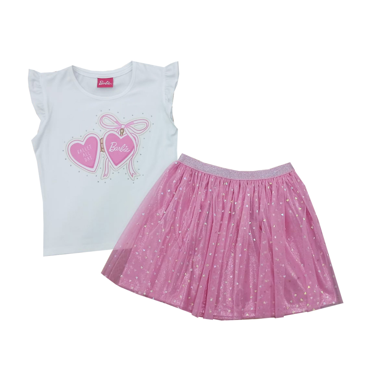 Conjunto de Falda y Playera con Dise&ntilde;o Barbie para Ni&ntilde;a image number null