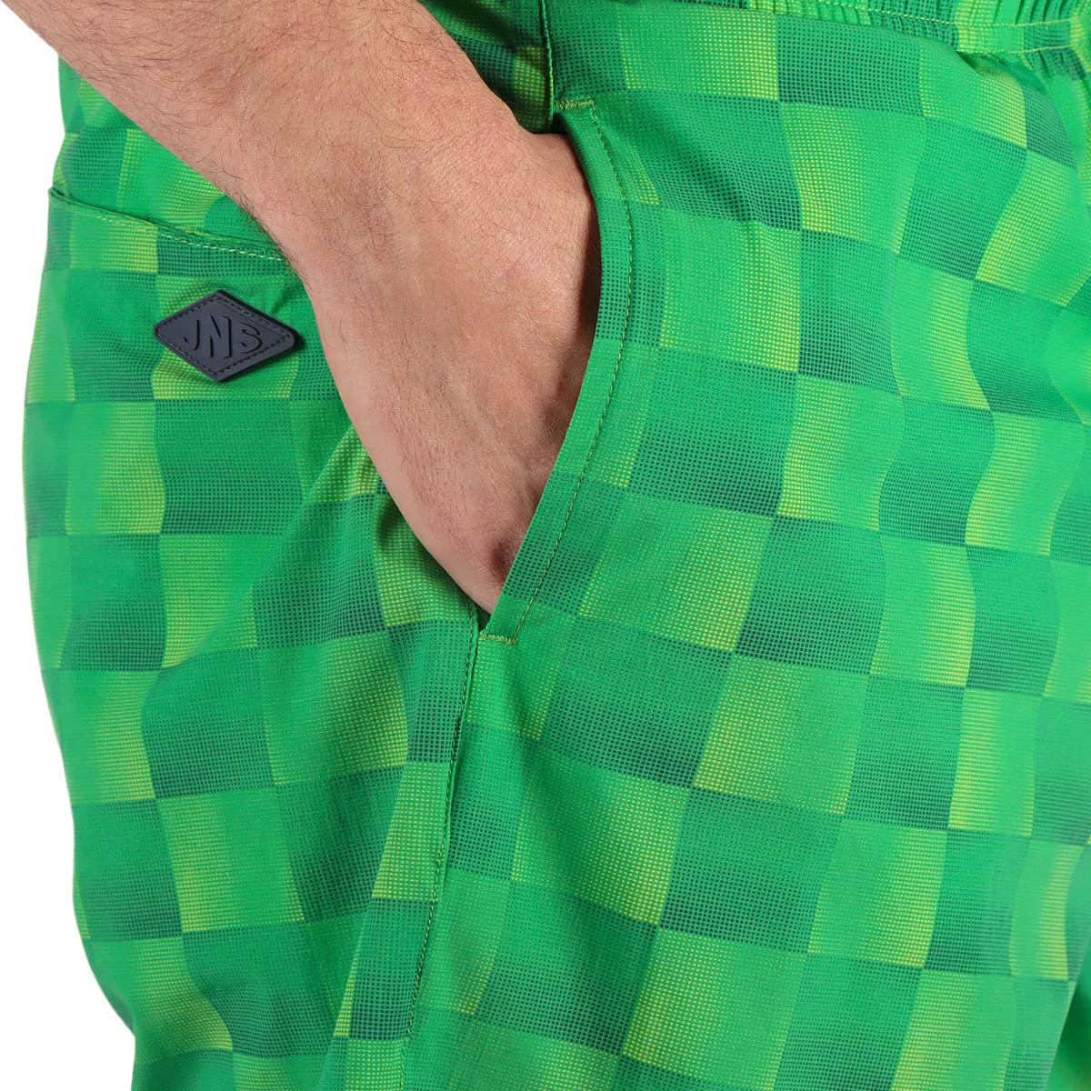 Traje de Ba&ntilde;o Estampado Cuadros Jeanious Hombre image number null